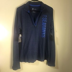 NWT Nike Seattle Seahawks half zip pullover